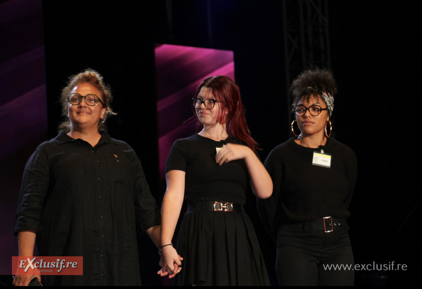 L'équipe Poétie Création qui a coiffé les candidates L'équipe Poétie Création qui a coiffé les candidates