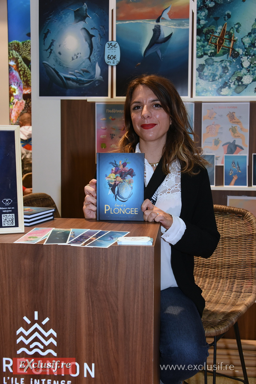 Cherylinee Ribes (Illustrations Bleues) a présenté son carnet de plongées abondamment illustré Cherylinee Ribes (Illustrations Bleues) a présenté son carnet de plongées abondamment illustré