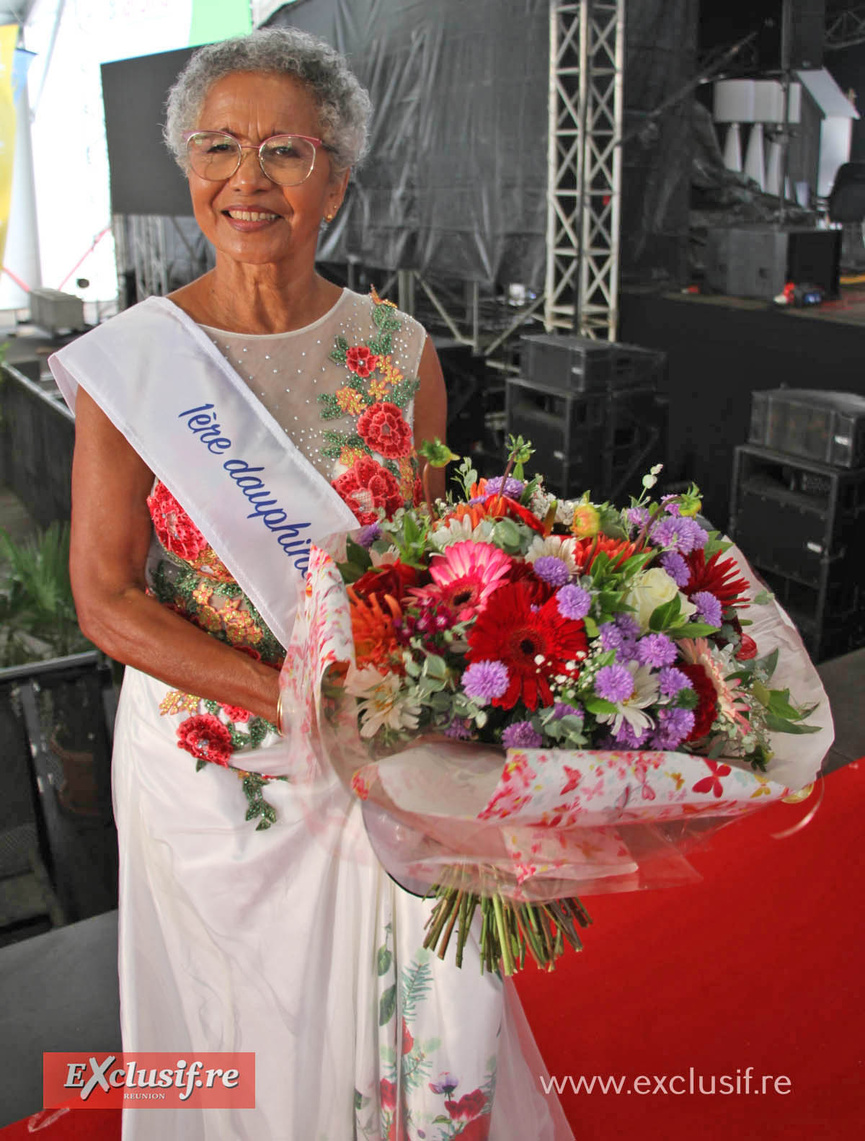 Georgette Hubert, 1ère dauphine Miss Mamie Réunion 2025 Georgette Hubert, 1ère dauphine Miss Mamie Réunion 2025