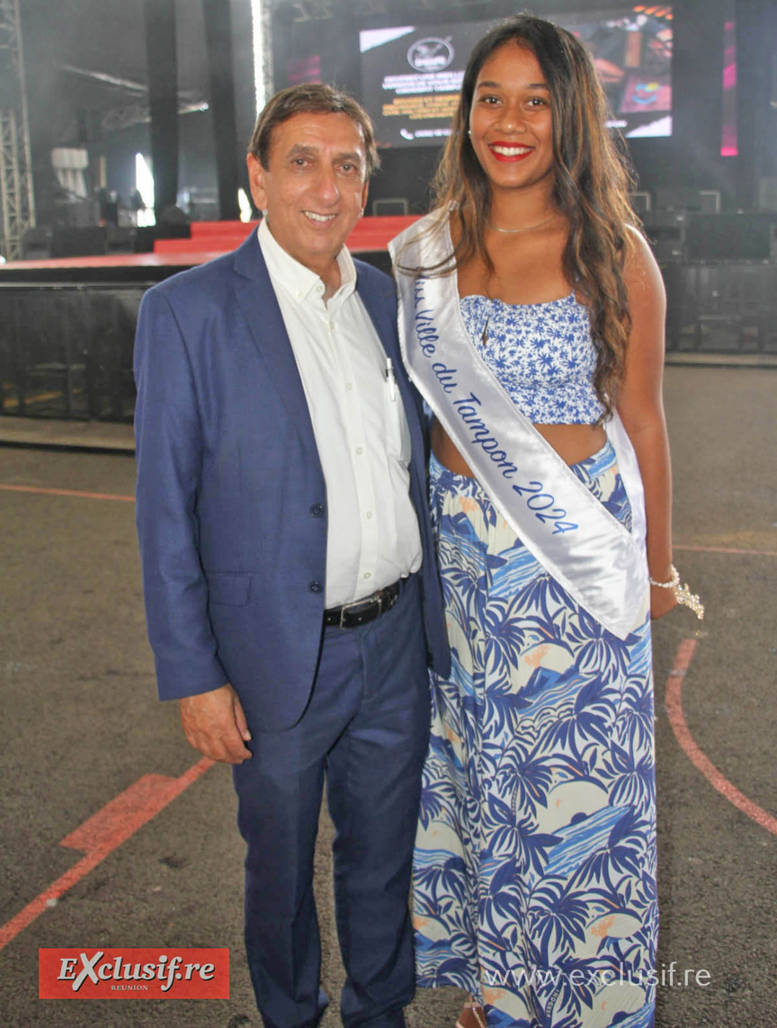 Aziz Patel et Amandine Lauret, Miss Ville du Tampon 2024, Aziz Patel et Amandine Lauret, Miss Ville du Tampon 2024,