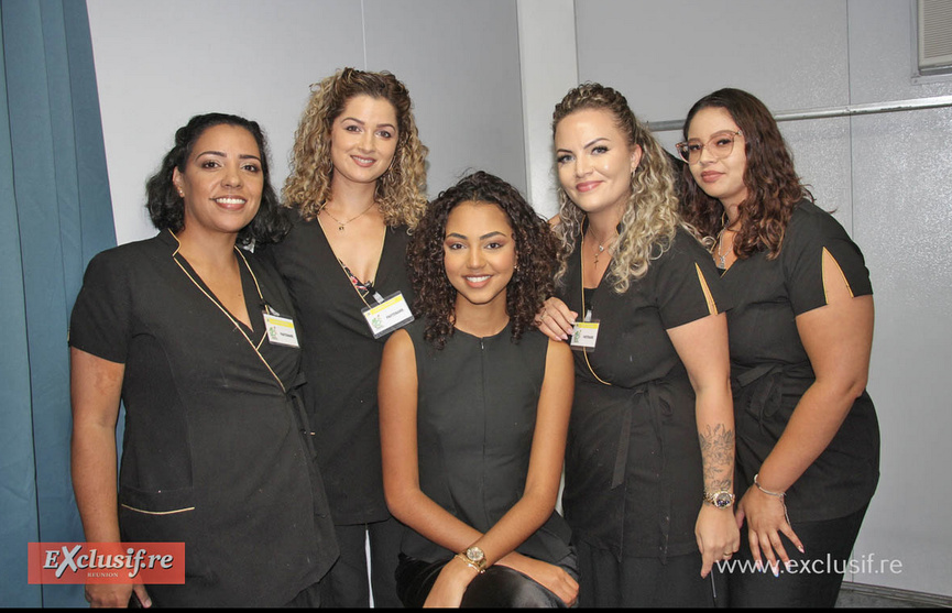 Marine Futol avec l'équipe maquillage de l'élection, l'institut Pandora Poppy Marine Futol avec l'équipe maquillage de l'élection, l'institut Pandora Poppy