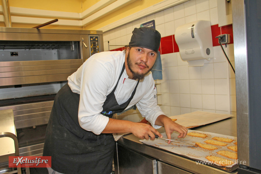 Le chef étoilé Thierry Marx avec les apprentis du Centhor La Réunion