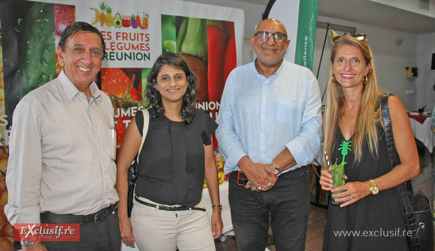 Aziz Patel, Nassima Omarjee, Salim Motara, et Karen Brun Aziz Patel, Nassima Omarjee, Salim Motara, et Karen Brun