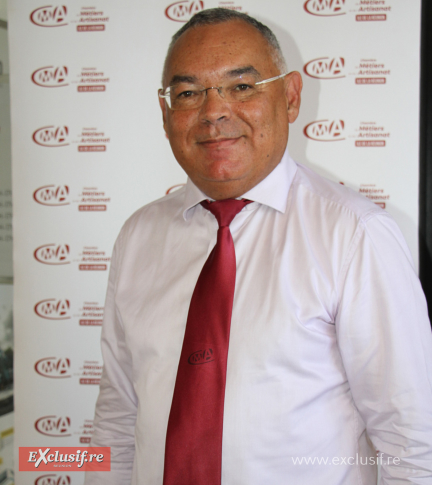 Bernard Picardo, président de la Chambre de Métiers et de l'Artisanat de La Réunion Bernard Picardo, président de la Chambre de Métiers et de l'Artisanat de La Réunion