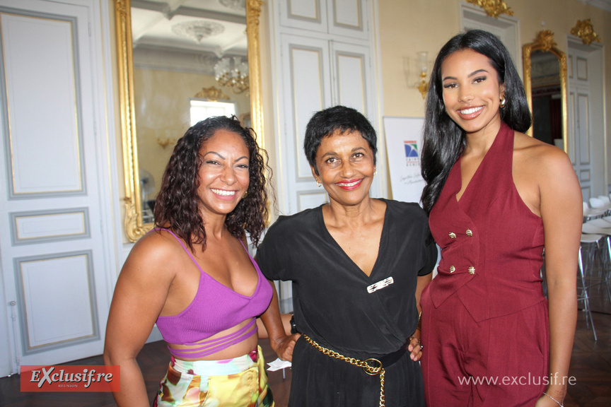 Prisca Sanassy, animatrice sur Freedom, Ericka Bareigts, et Marion Marimoumou Prisca Sanassy, animatrice sur Freedom, Ericka Bareigts, et Marion Marimoumou