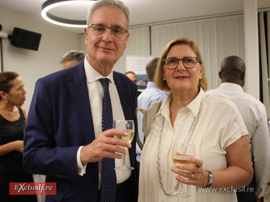 Rostane Mehdi, Recteur de La Réunion, et son épouse