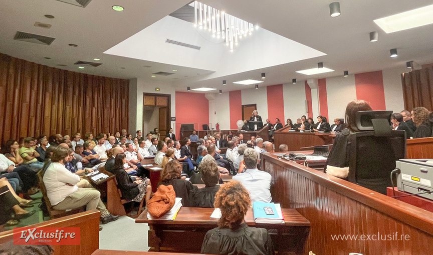 Une salle d'audience pleine pour l'occasion
