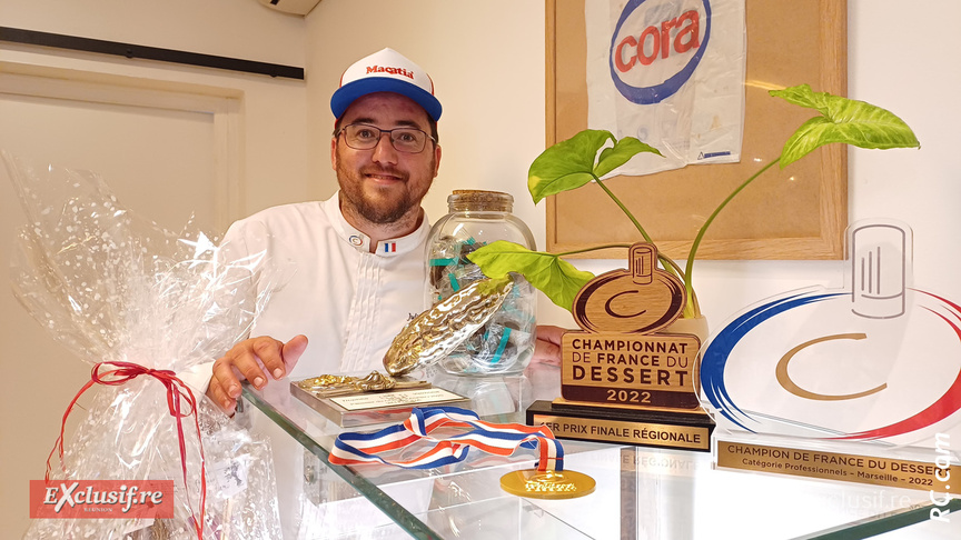 Julien Leveneur, champion de France du Dessert 2022 Julien Leveneur, champion de France du Dessert 2022