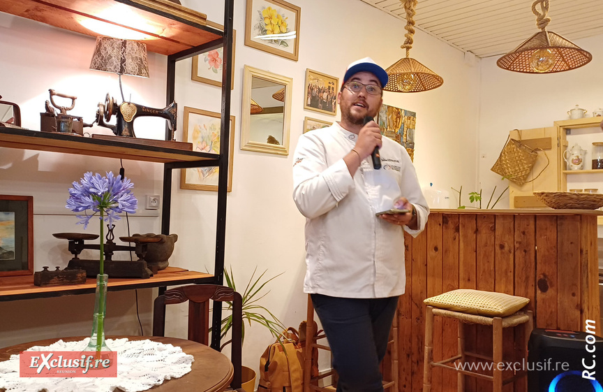 Julien Leveneur, champion de France de dessert, a ouvert sa pâtisserie à Saint-Pierre