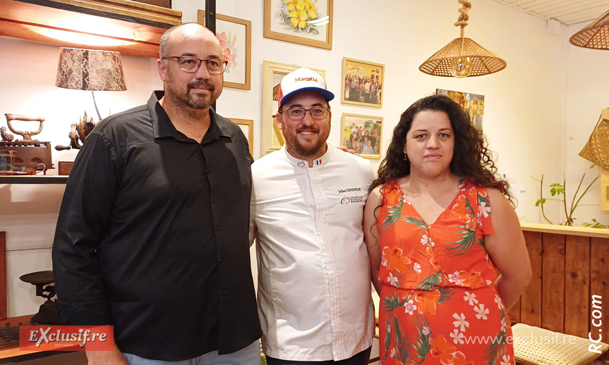 Julien Leveneur, champion de France de dessert, a ouvert sa pâtisserie à Saint-Pierre