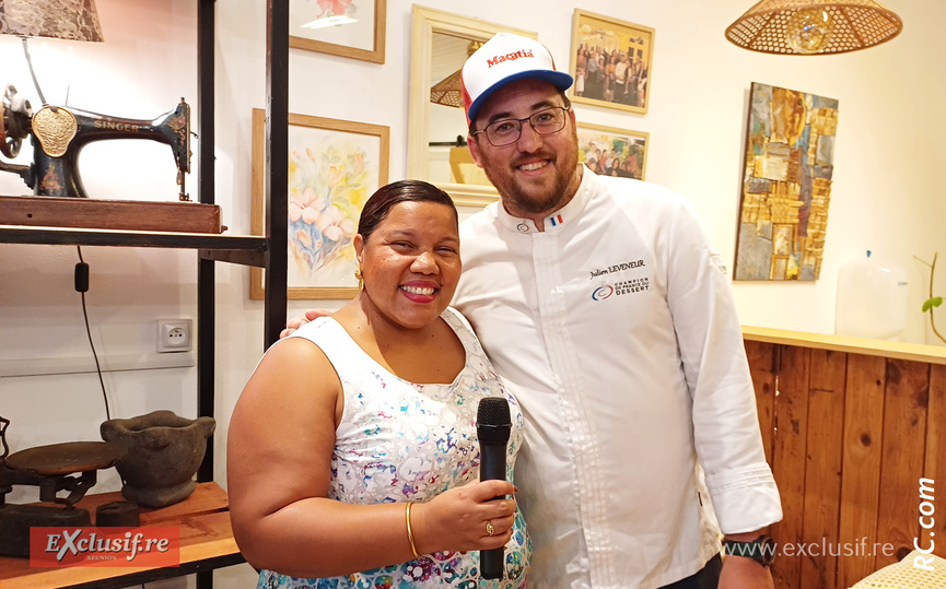 Julien Leveneur, champion de France de dessert, a ouvert sa pâtisserie à Saint-Pierre