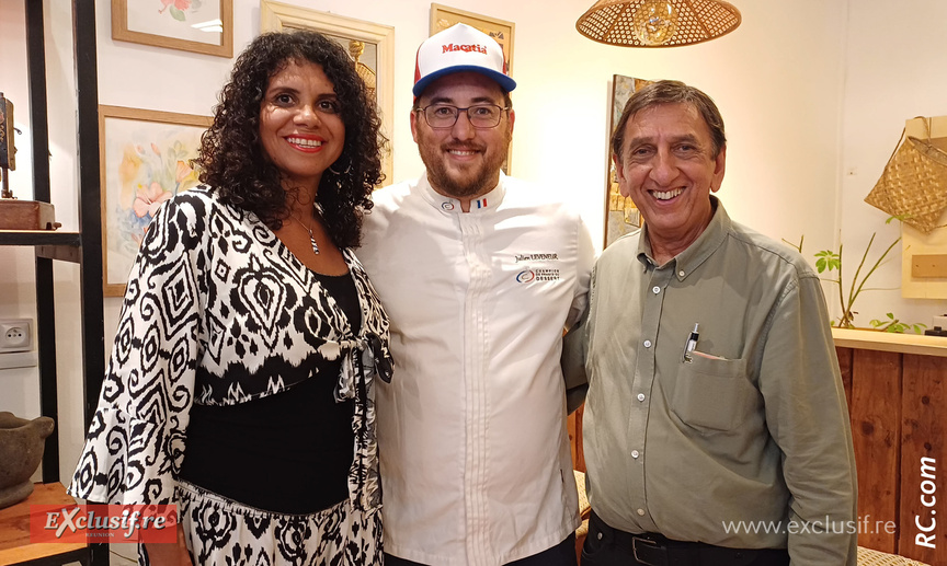 Julien Leveneur, champion de France de dessert, a ouvert sa pâtisserie à Saint-Pierre Julien Leveneur, champion de France de dessert, a ouvert sa pâtisserie à Saint-Pierre