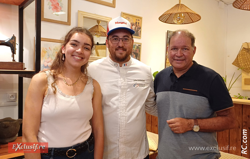Julien Leveneur, champion de France de dessert, a ouvert sa pâtisserie à Saint-Pierre