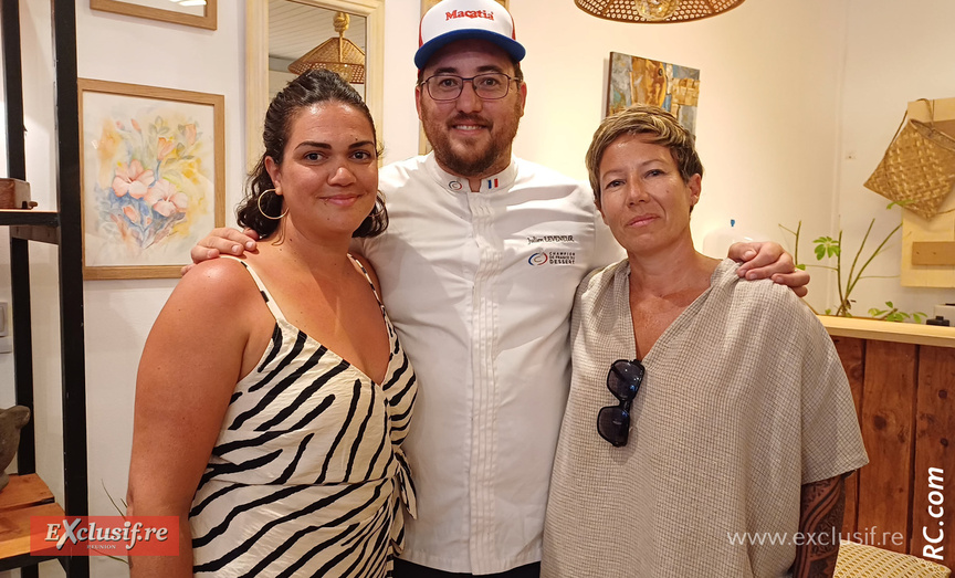 Julien Leveneur, champion de France de dessert, a ouvert sa pâtisserie à Saint-Pierre