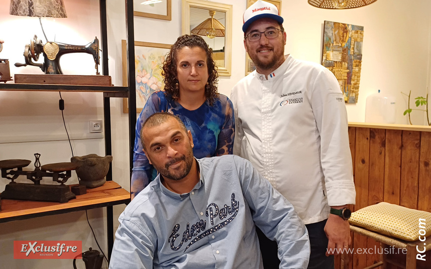 Julien Leveneur, champion de France de dessert, a ouvert sa pâtisserie à Saint-Pierre