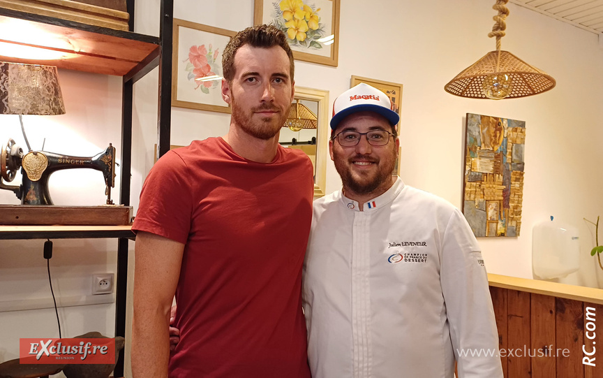 Julien Leveneur, champion de France de dessert, a ouvert sa pâtisserie à Saint-Pierre