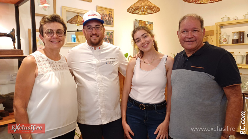 Julien Leveneur, champion de France de dessert, a ouvert sa pâtisserie à Saint-Pierre