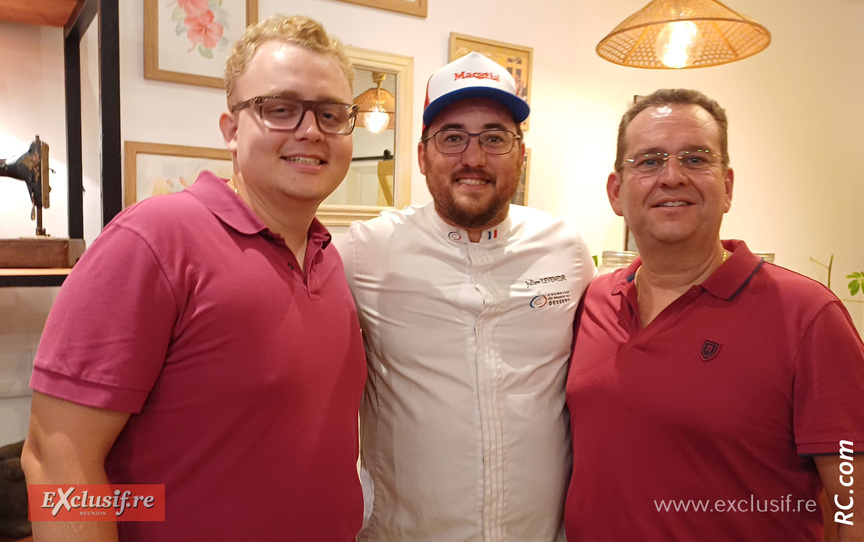 Julien Leveneur, champion de France de dessert, a ouvert sa pâtisserie à Saint-Pierre