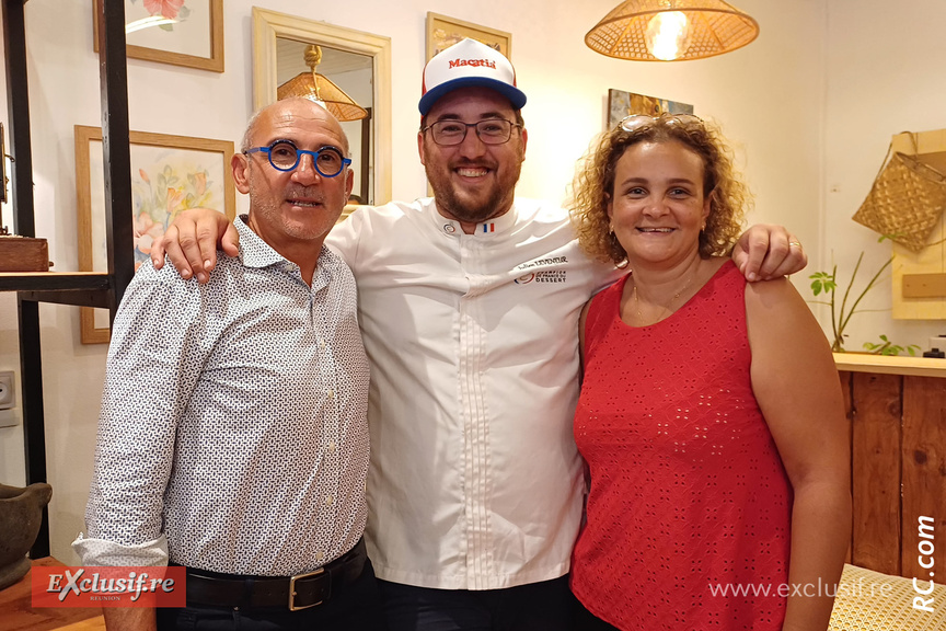 Julien Leveneur, champion de France de dessert, a ouvert sa pâtisserie à Saint-Pierre