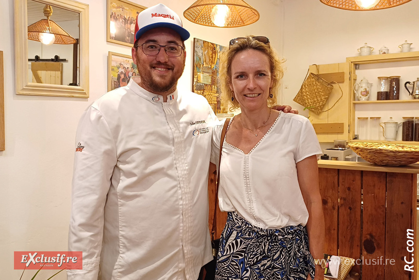 Julien Leveneur, champion de France de dessert, a ouvert sa pâtisserie à Saint-Pierre