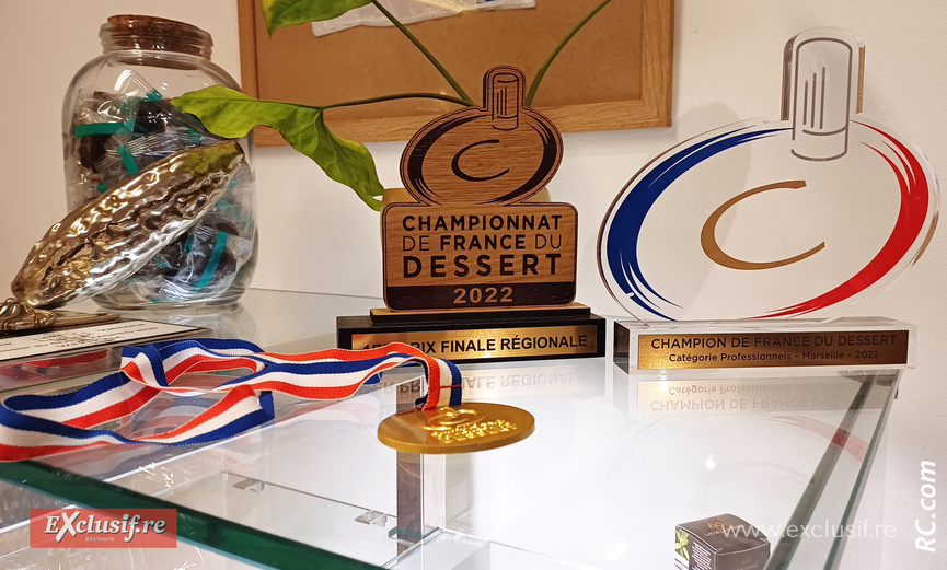 Julien Leveneur, champion de France de dessert, a ouvert sa pâtisserie à Saint-Pierre