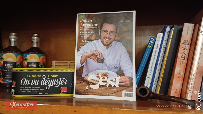 Julien Leveneur, champion de France de dessert, a ouvert sa pâtisserie à Saint-Pierre
