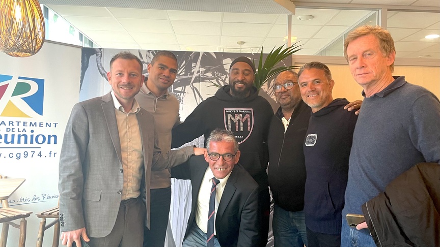 Les sportifs présents à l'inauguration Les sportifs présents à l'inauguration