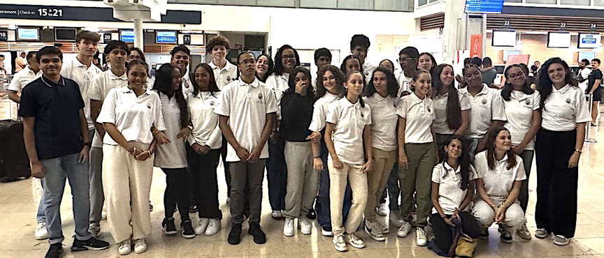 Les 29 lycéens de 1ère du Lycée Levavasseur