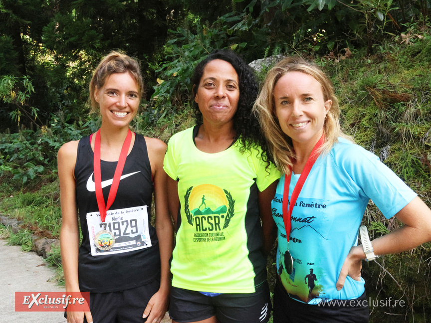 Marie Gatouillat, Annecy Appolon et Marie Quillervéré, les féminines étaient à la fête!