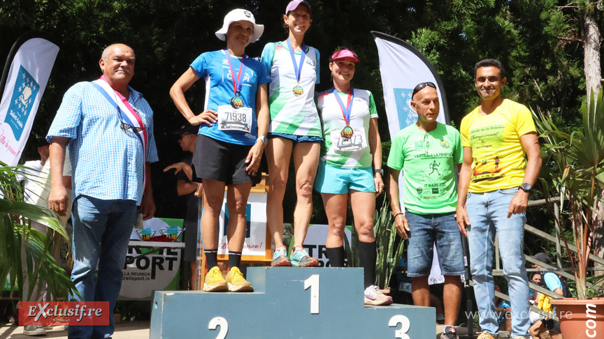 Nathalie Percheron, Ludivine Munschy et Corinne Filaumart, de la catégorie des M2 Nathalie Percheron, Ludivine Munschy et Corinne Filaumart, de la catégorie des M2