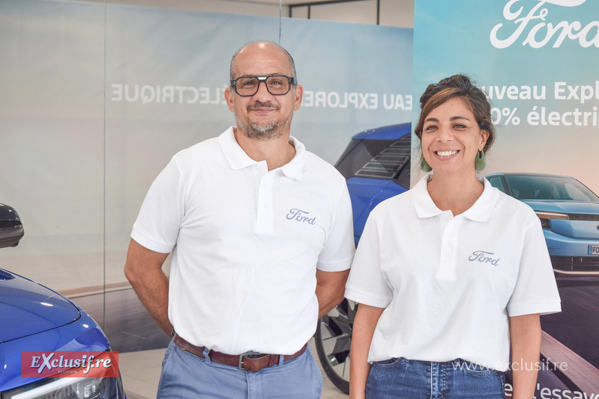 David Asson, Responsable de marque chez CFAO, et Claudine Attard, cheffe de produit