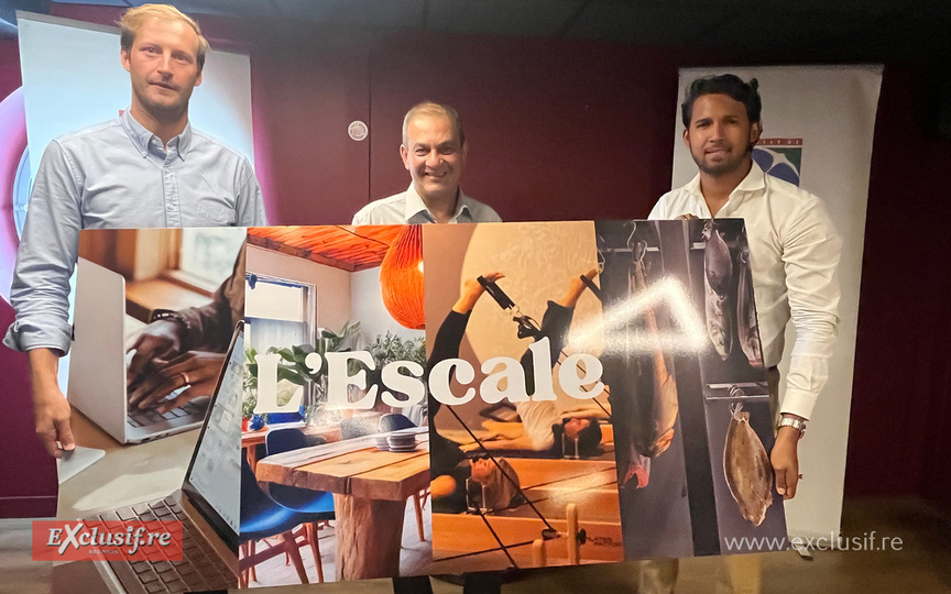 Présentation du projet "L'Escale" à la presse locale récemment