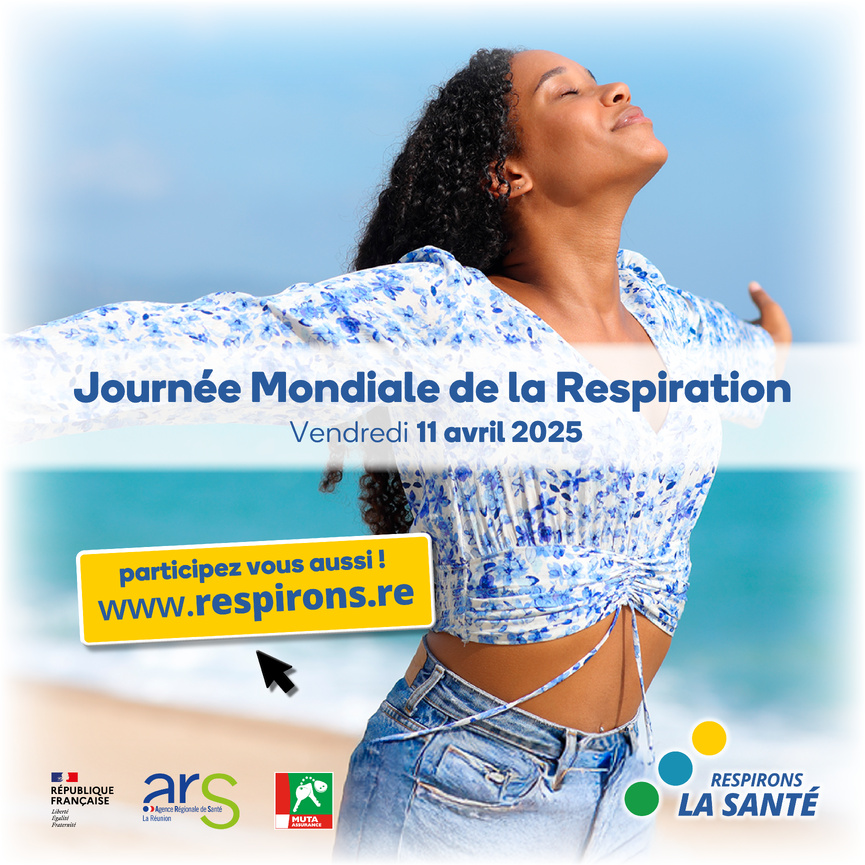 Journée Mondiale de la Respiration: à La Réunion, on prend le temps de respirer ! Journée Mondiale de la Respiration: à La Réunion, on prend le temps de respirer !
