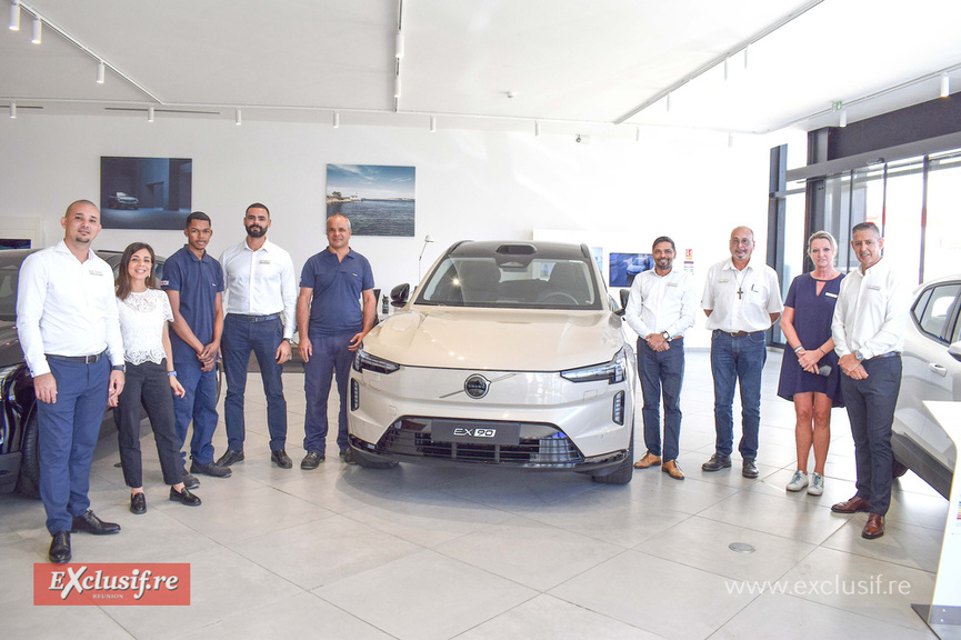 L'équipe Volvo présente à la conférence de presse L'équipe Volvo présente à la conférence de presse