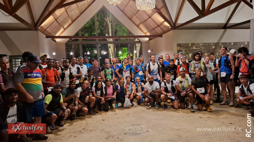 Les partants pour les 60 km Les partants pour les 60 km