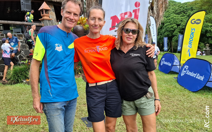 Albert et Géraldine d'Unienville et Marlène Chane See Chu Albert et Géraldine d'Unienville et Marlène Chane See Chu