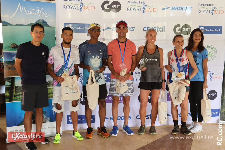 Les 3 vainqueurs hommes et femmes des 30 km