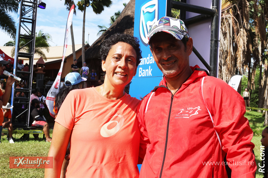 Jean-Claude Damour, adjoint aux sports à la Plaine des Palmistes, et son épouse Jean-Claude Damour, adjoint aux sports à la Plaine des Palmistes, et son épouse