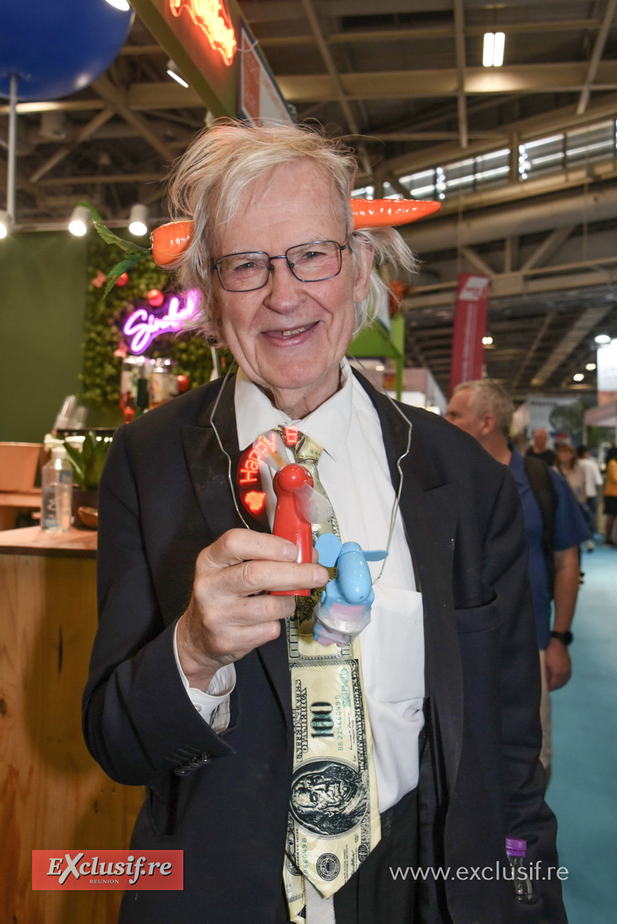 Incontournable de la Foire de Paris : Mister Gadget et ses nouvelles inventions.