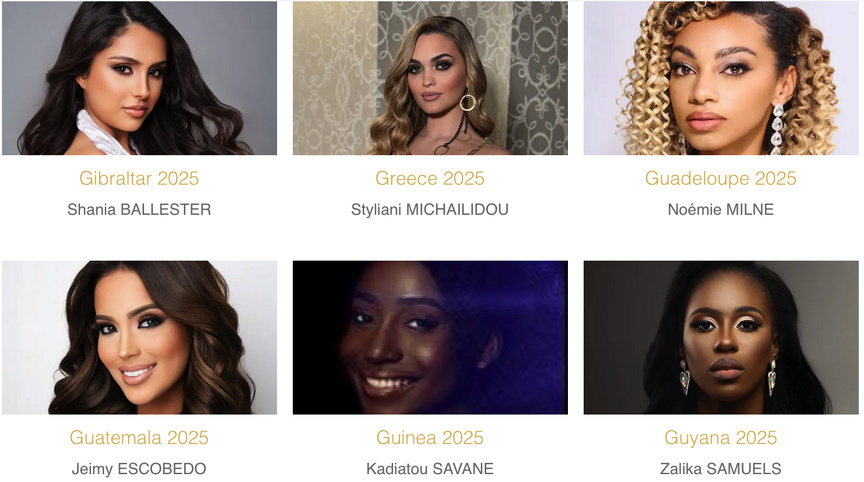Miss Monde 2025: qui va être couronnée ce 31 mai? Découvrez les 107 candidates Miss Monde 2025: qui va être couronnée ce 31 mai? Découvrez les 107 candidates