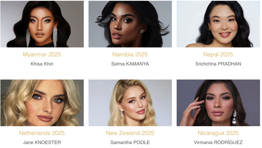 Miss Monde 2025: qui va être couronnée ce 31 mai? Découvrez les 107 candidates Miss Monde 2025: qui va être couronnée ce 31 mai? Découvrez les 107 candidates