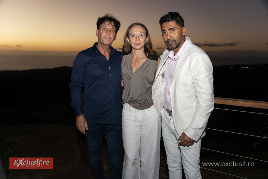 Chris Hamer, Véronique Victoire, et Berthy Ramdoo Chris Hamer, Véronique Victoire, et Berthy Ramdoo