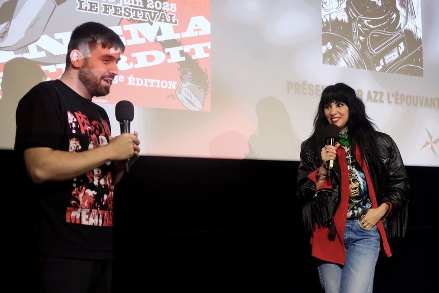 La présentation du film au public...