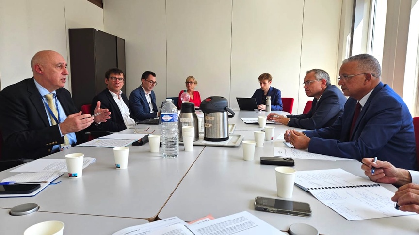 Réunion de travail à Bruxelles en Belgique