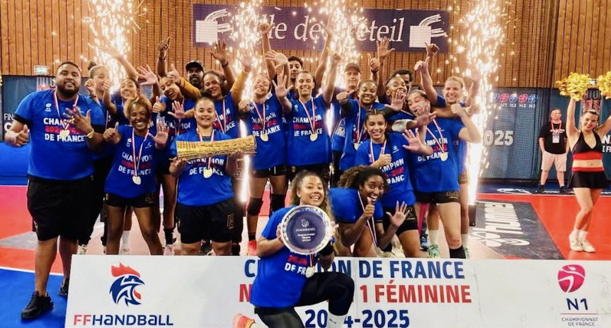 La Case Cressonnière championne de France de handball Nationale 1