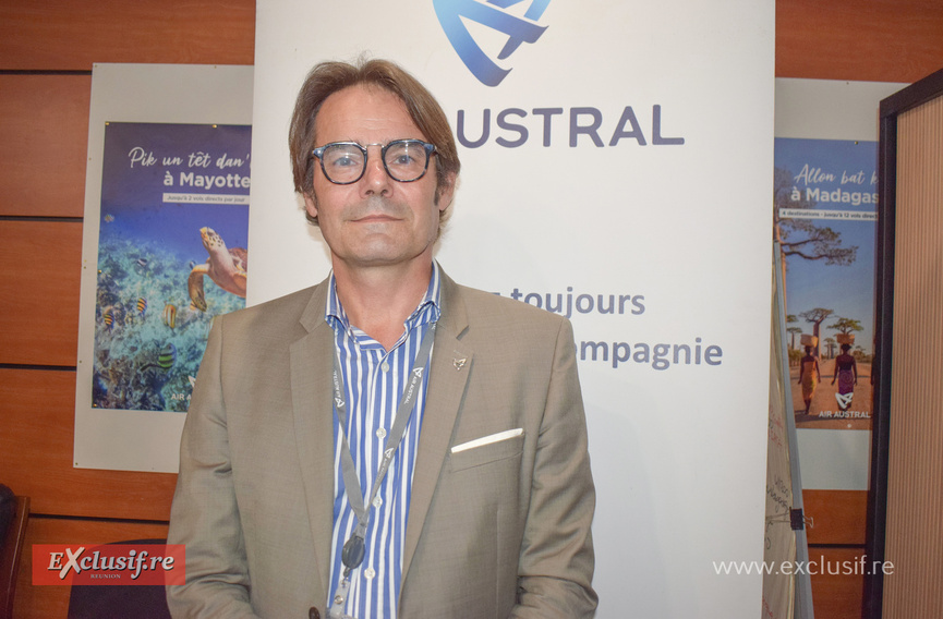 Hugies Marchessaux, président du Directoire d'Air Austral depuis octobre 2024