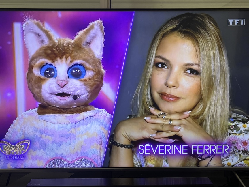 Sèverine Ferrer se cachait derrière le Chaton Sèverine Ferrer se cachait derrière le Chaton