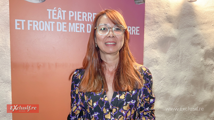 Sandrin Aho-Nienne, adjointe aux affaires culturelles mairie de Saint-Pierre