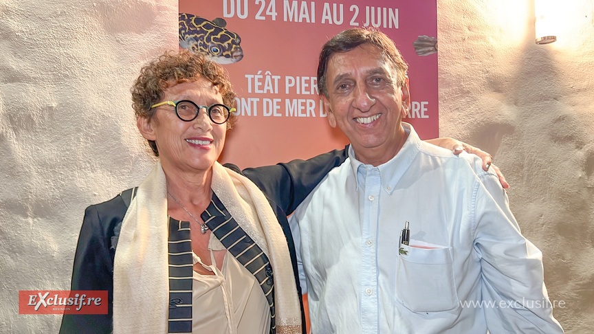 Marie-Jo Lo-Thong et Aziz Patel, d'Exclusif Réunion Marie-Jo Lo-Thong et Aziz Patel, d'Exclusif Réunion