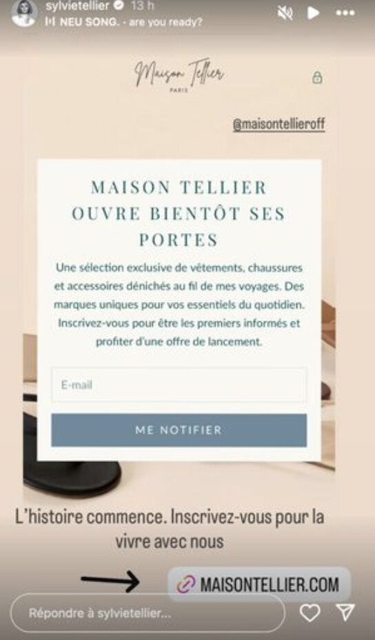 Ell avait annoncé l'arrivée de Maison Tellier sur Instagram... Ell avait annoncé l'arrivée de Maison Tellier sur Instagram...